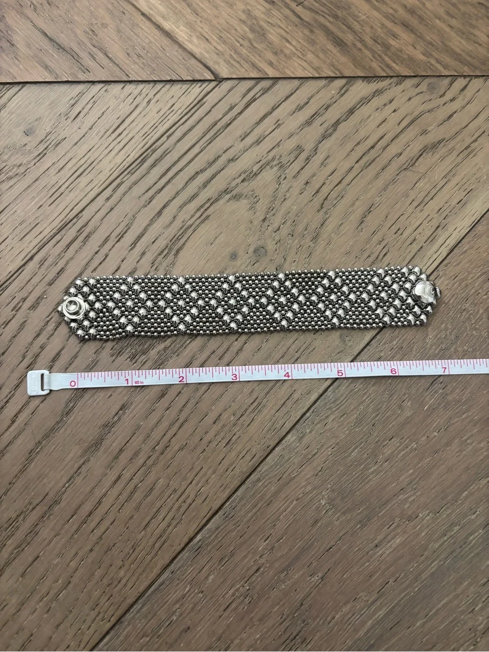 SG Liquid Metal by Sergio Gutierrez Wide Mesh Bracelet